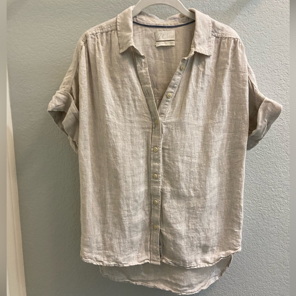 J. Crew Relaxed Fit Button Down